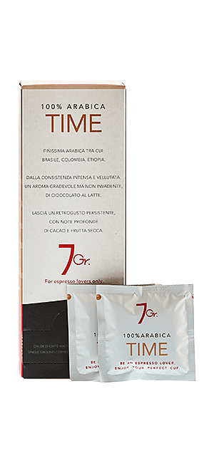 7Gr. Time 100% Arabica E.S.E. Pads 24 Stück