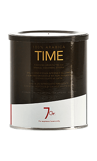 7Gr. Caffe Time 100% Arabica 250g Bohnen Dose