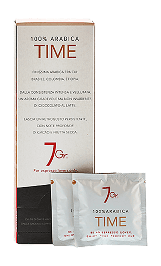 7Gr. Caffe Time 100% Arabica Pads 24 Stück