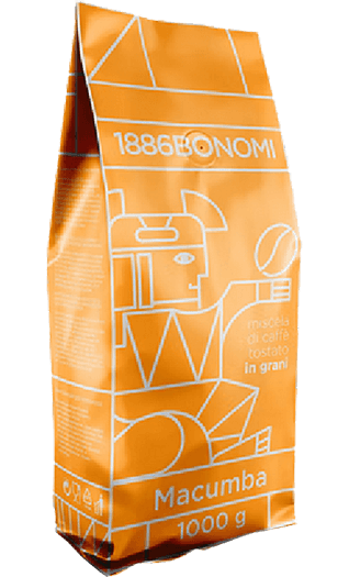 Bonomi Caffe Macumba Miscela di Caffe 1kg Bohnen