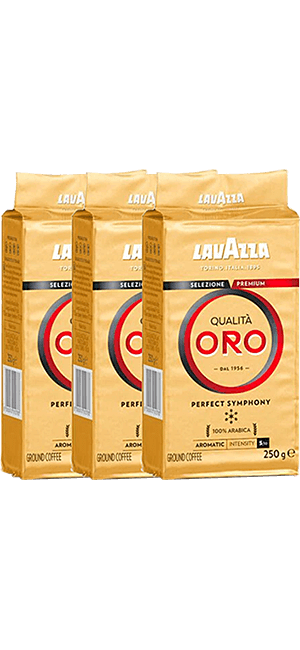 Lavazza Qualita Oro 3 x 250g gemahlen