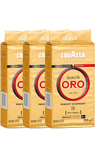 Lavazza Caffe Qualita Oro gemahlen 3 x 250g