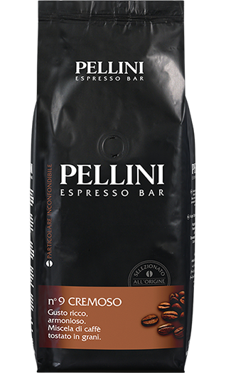 Pellini Caffe Espresso Bar N° 9 Cremoso 1kg Bohnen