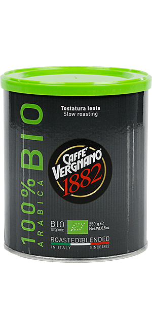 Vergnano 100% Arabica Bio 250g gemahlen Dose