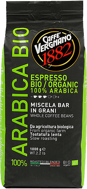 Vergnano Bio Organic 1kg Bohnen