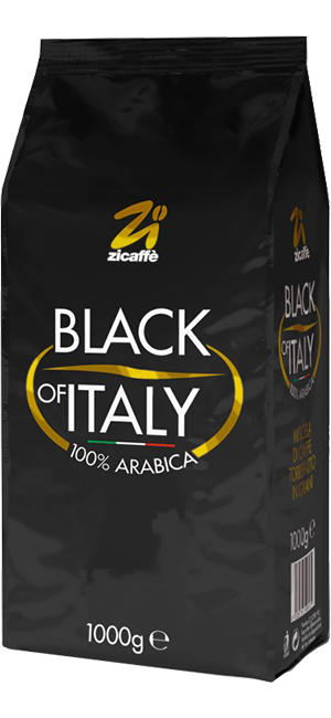 Zicaffe Black of Italy 1kg Bohnen