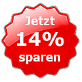 Jetzt 14 % sparen